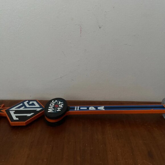 Magic Hat Brewing Company TFG Rock Solid IPA Beer Tap Handle 14" Tapper Bar RARE - Picture 6 of 6